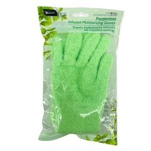 B Pure Green Natural Peppermint Oil Infused Spa Moisturizing Gloves - One Pair